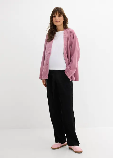 Mammabukse i viskosekrepp, Loose fit, bonprix