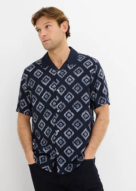 Kortermet skjorte av myk viskose, bonprix