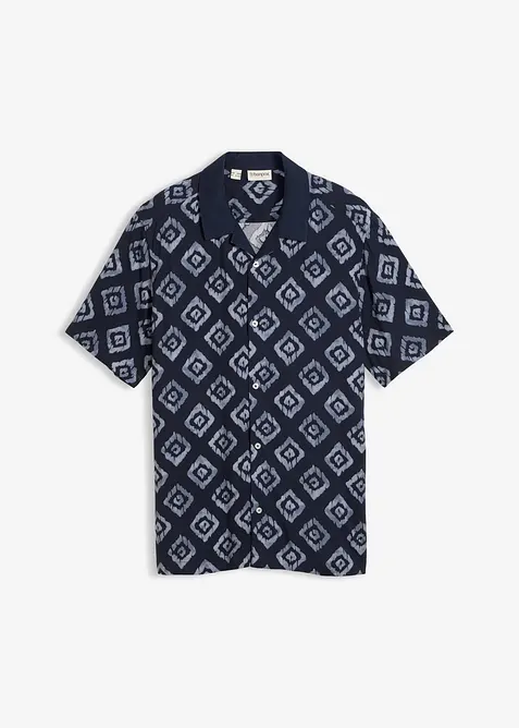 Kortermet skjorte av myk viskose, bonprix