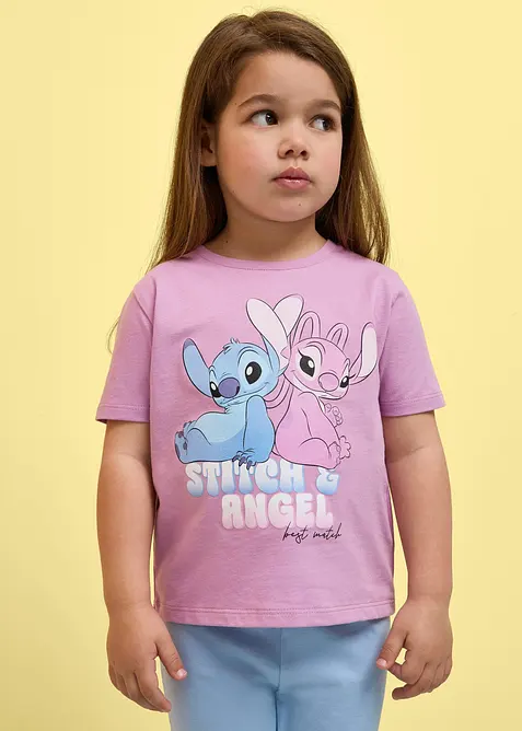 Topp i 100% bomull med Disney-motiv Stich, Lilo & Stitch