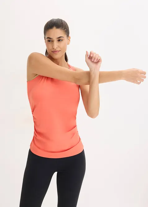 Treningstopp med rynking, hurtigt&oslash;rkende, bonprix