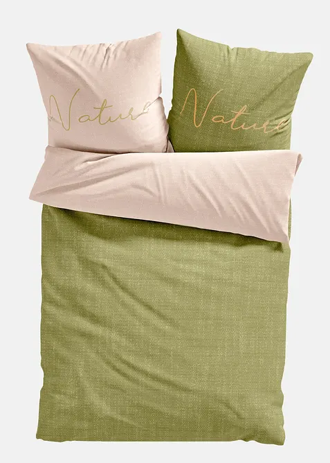 Vendbart sengesett i linon, bonprix