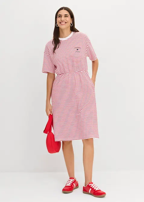 Jerseykjole i 100% bomull, bonprix