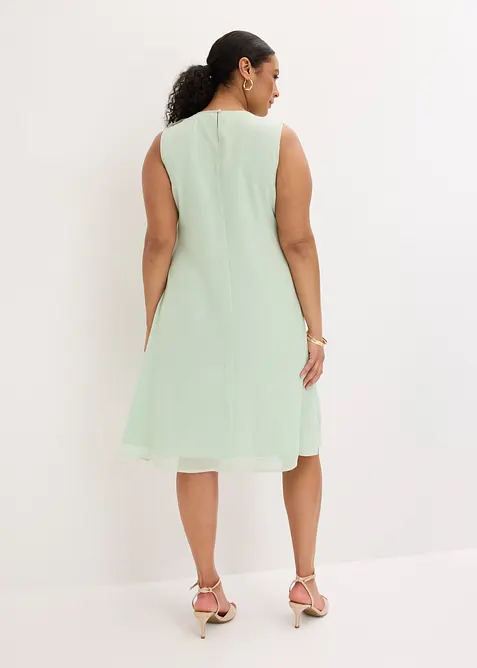 Cocktailkjole med blomsterapplikasjon, bonprix