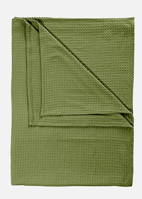 Sengeteppe i vaffelpik&eacute;, bonprix