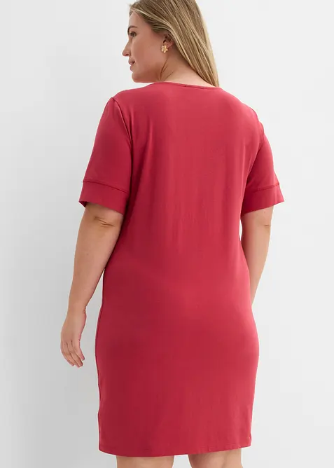 Trikotkjole av elastisk bomullsmiks, bonprix