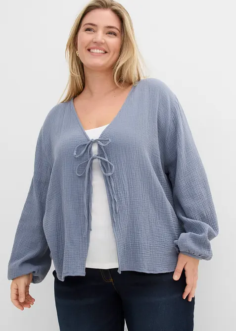 Bolero i musselin, bonprix