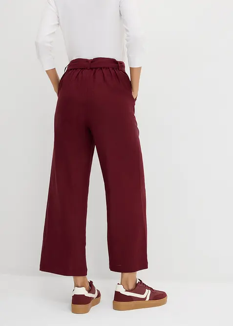 Culotte i luftig linmiks, bonprix