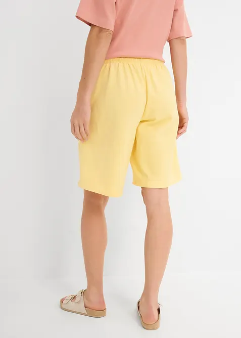 Sweatbermuda-shorts av 100% &oslash;kologisk bomull, bonprix