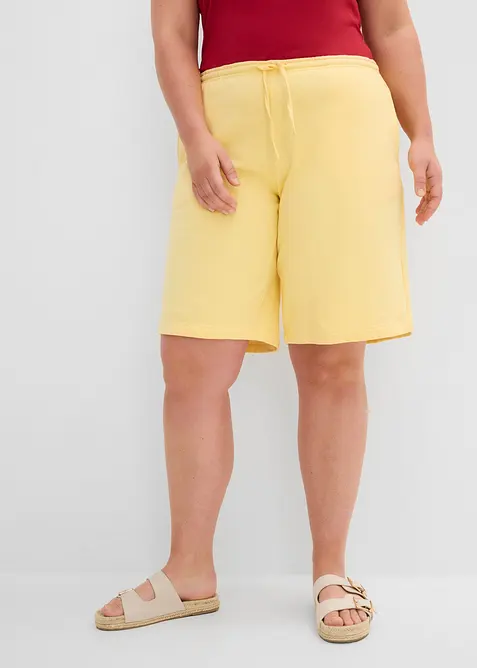Sweatbermuda-shorts av 100% &oslash;kologisk bomull, bonprix