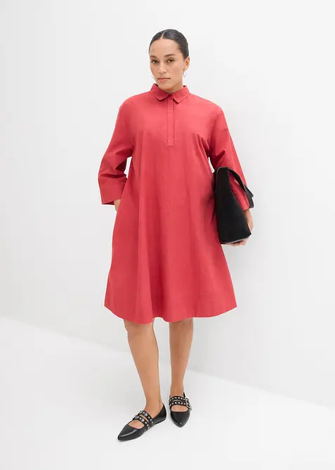 Skjortekjole av 100% &oslash;kologisk bomull, bonprix