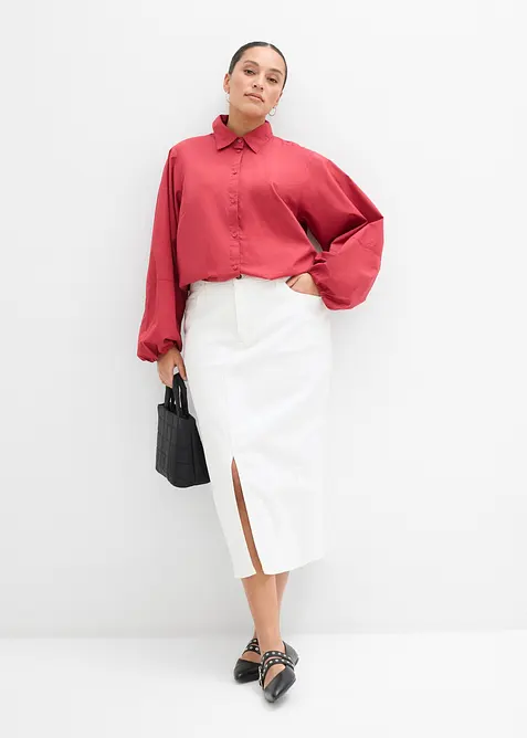 Skjorte i 100% &oslash;kologisk bomull, bonprix