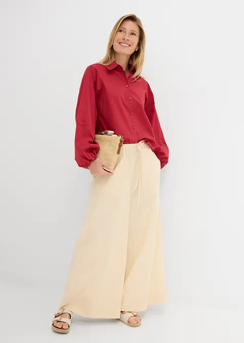 Skjorte i 100% &oslash;kologisk bomull, bonprix