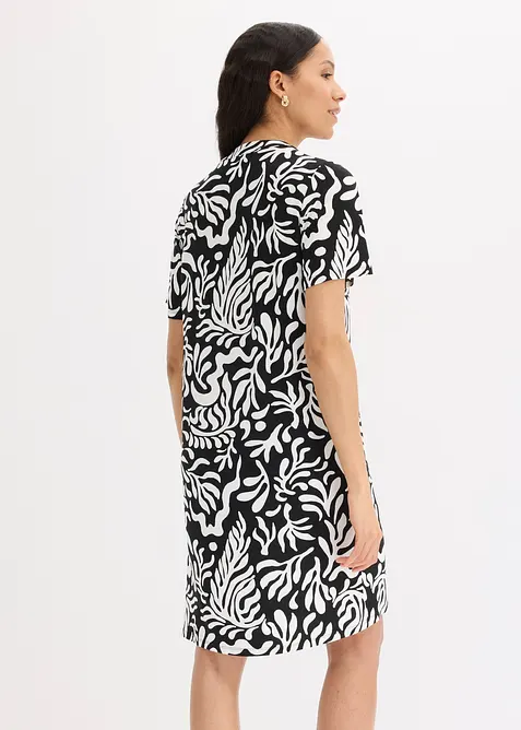 Tunikakjole i myk viskosemiks, bonprix