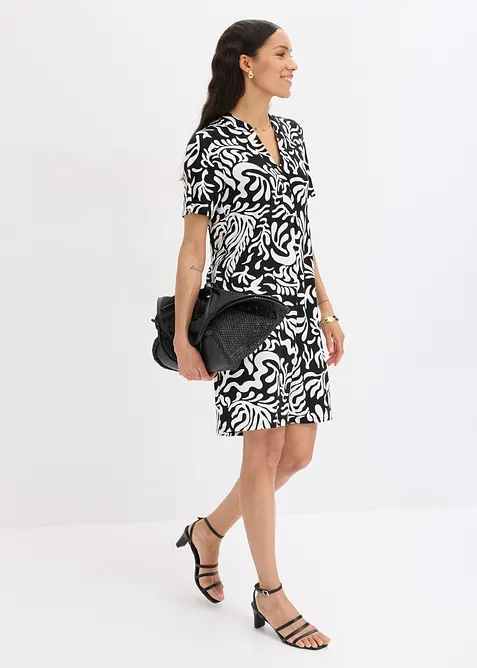 Tunikakjole i myk viskosemiks, bonprix