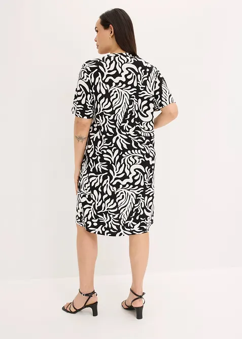 Tunikakjole i myk viskosemiks, bonprix