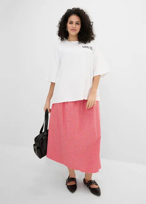 Maxiskj&oslash;rt i elastisk bomullsmiks, bonprix