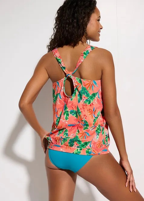 Oversized tankini med i&oslash;ynefallende rygg, bonprix