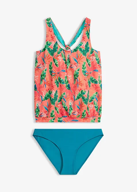 Oversized tankini med i&oslash;ynefallende rygg, bonprix