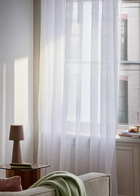 Ensfarget gardin, bonprix