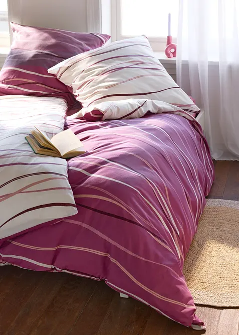 Vendbart sengesett i linon, bonprix