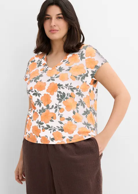 T-skjorte i 100% bomull, bonprix