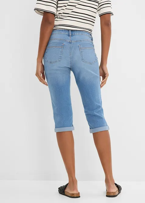 Straight-jeans Mid Waist, cropped, bonprix