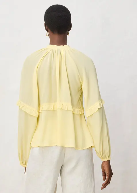 Tunika med silke, bonprix