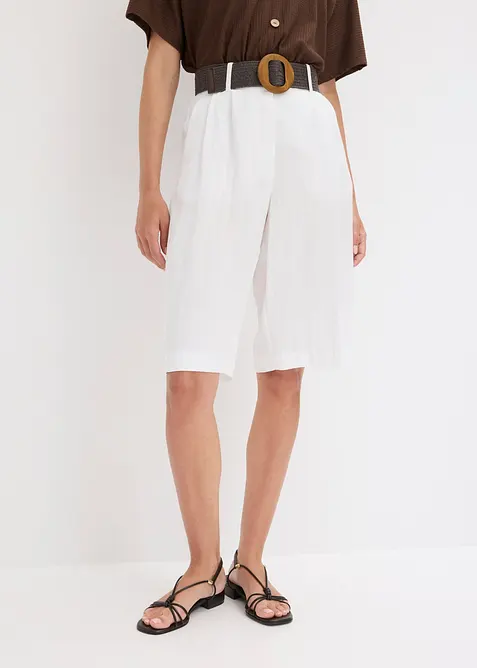 Bermudashorts i myk viskosemiks, bonprix