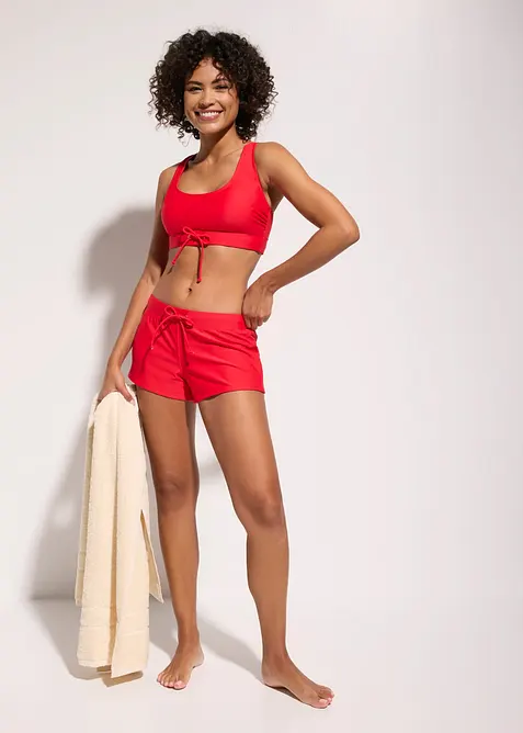 Bustier-bikini med badeshorts (2-delt sett), bonprix