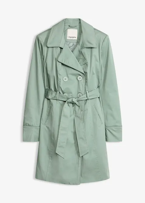 Trenchcoat i bomull, bonprix