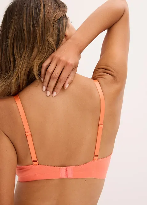 BH uten spiler med bomull (3-pack), bonprix