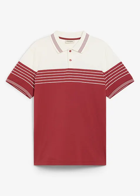 Jersey-poloskjorte av 100% bomull, bonprix