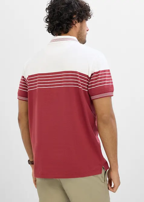 Jersey-poloskjorte av 100% bomull, bonprix