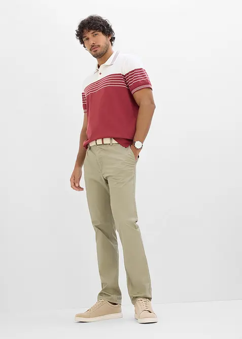 Jersey-poloskjorte av 100% bomull, bonprix