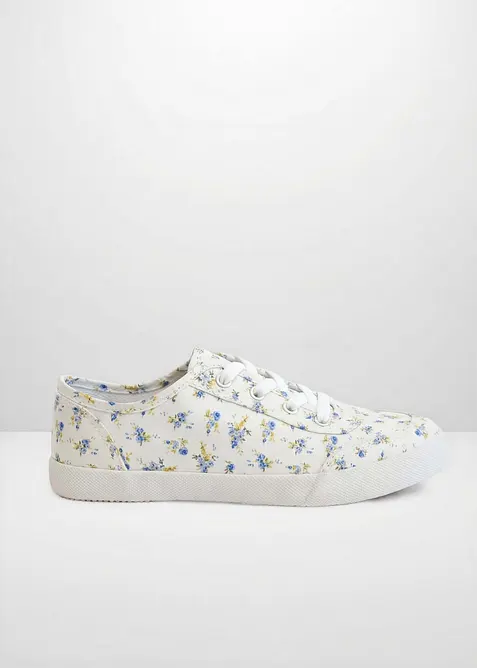 Sneakers av bomullskanvas, bonprix