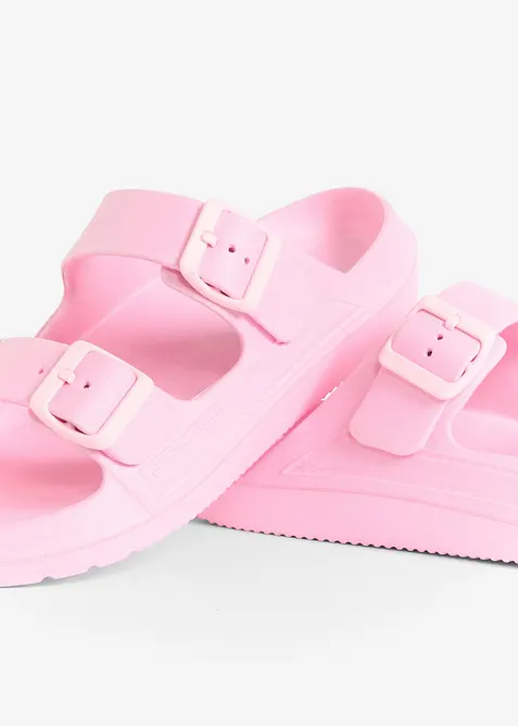 Slip-in sandaler i vannavvisende materiale, bonprix