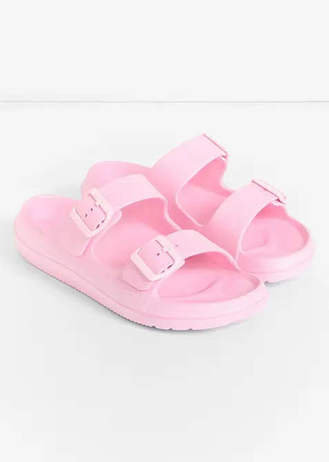 Slip-in sandaler i vannavvisende materiale, bonprix