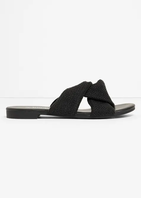 Slip-in sandaler med knute, bonprix