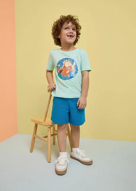 Heavy-jerseyshorts (2-pack) med bomull, bonprix