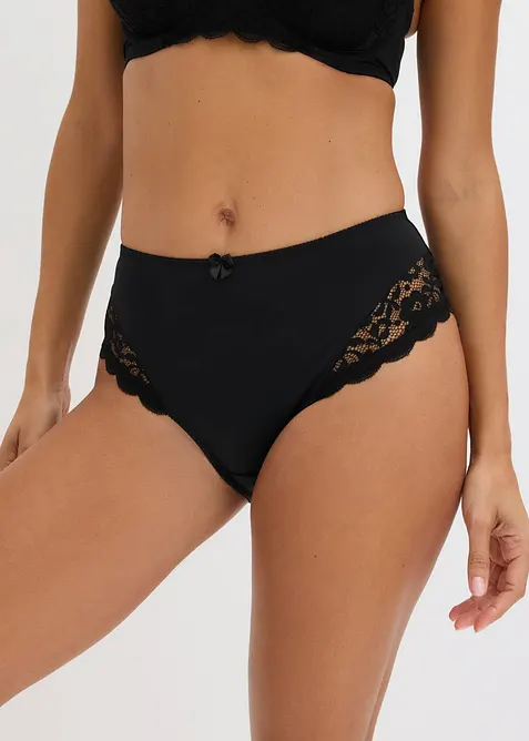 Truse med h&oslash;y midje (2-pack), bonprix