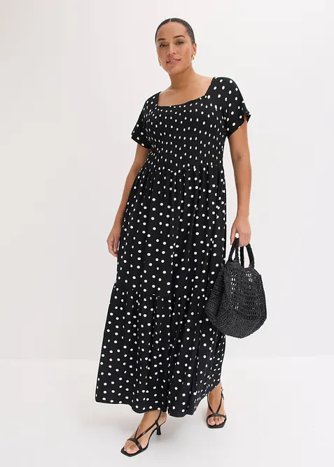 Maxikjole i klimasmart viskose, bonprix