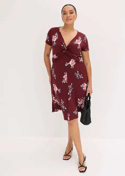 Jerseykjole i viskoseblanding, bonprix