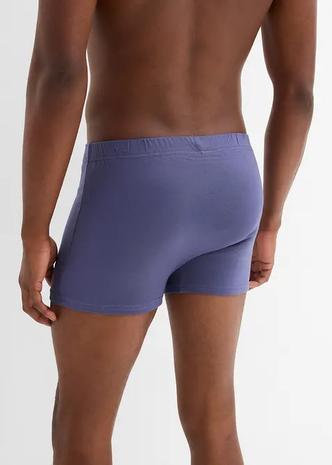 Boksershorts i ettersittende modell med bomull (5-pack), bonprix