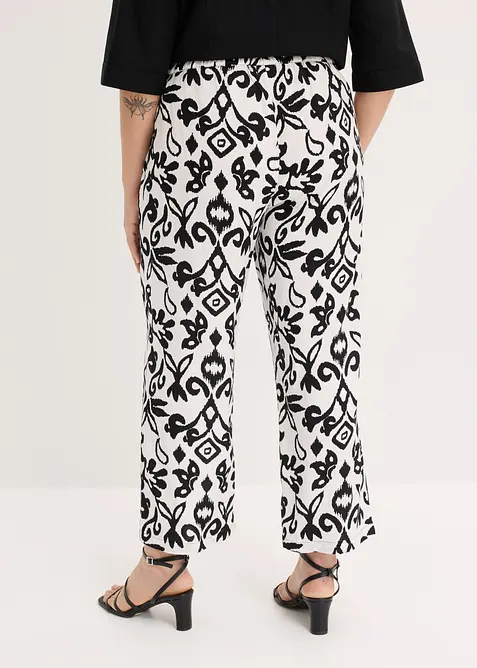 Vid bukse i lett viskose, bonprix