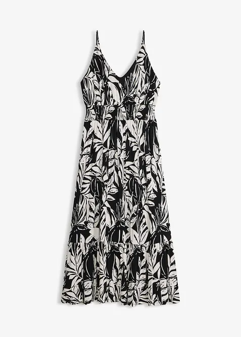 Stroppekjole i myk viskosemiks, bonprix