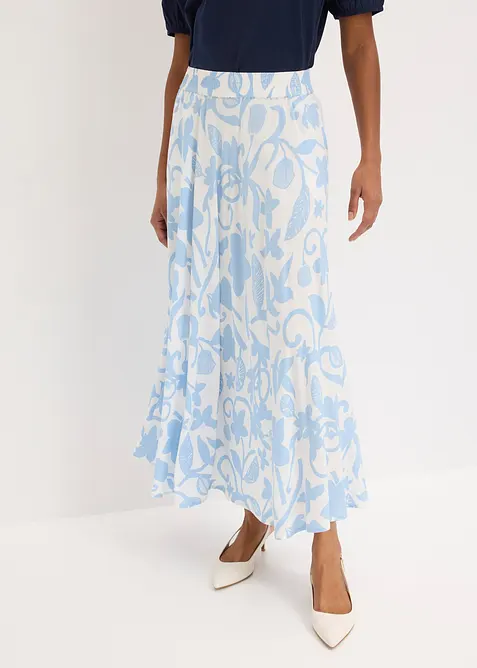 Maxiskj&oslash;rt i lett viskose, bonprix