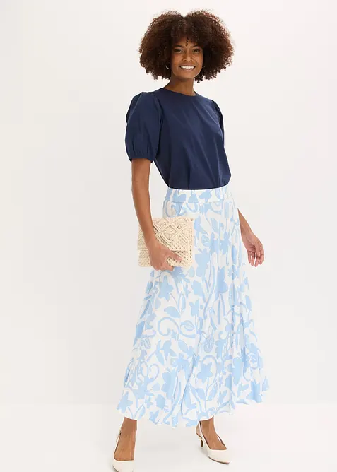 Maxiskj&oslash;rt i lett viskose, bonprix