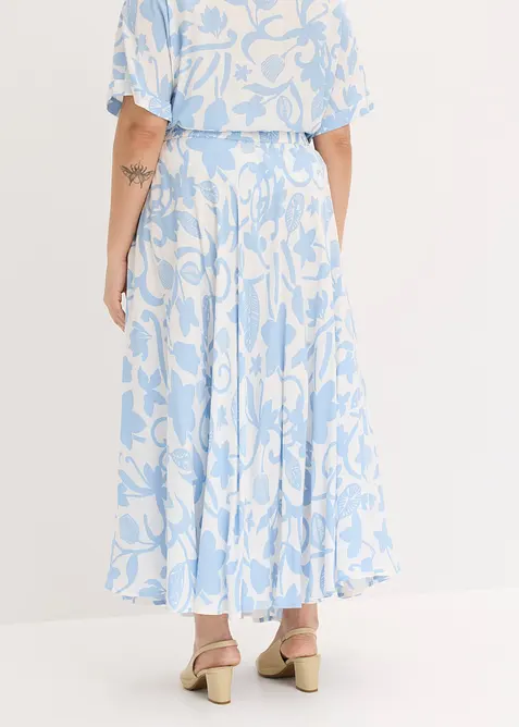 Maxiskj&oslash;rt i lett viskose, bonprix