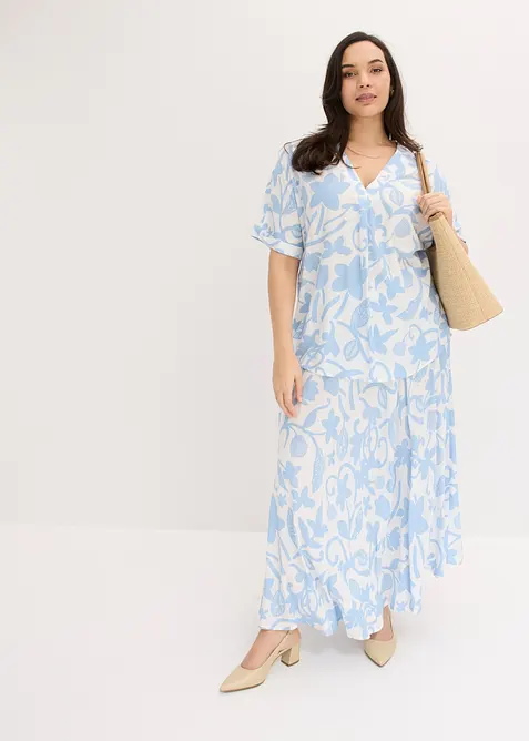 Maxiskj&oslash;rt i lett viskose, bonprix